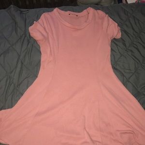 Pink basic dress